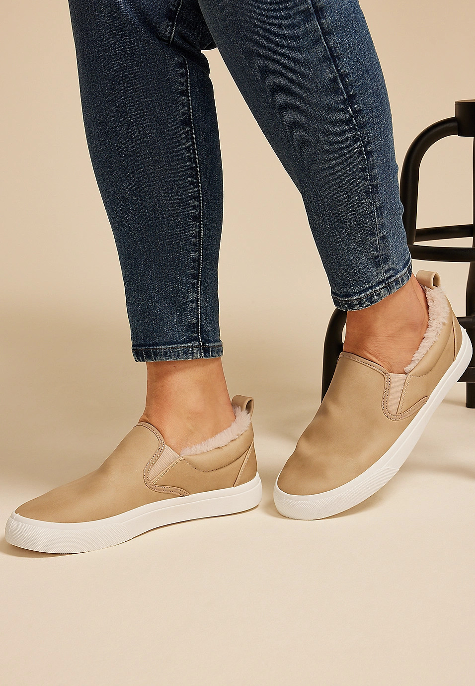 SuperCush Kate Fur Lined Slip On Sneaker | Maurices