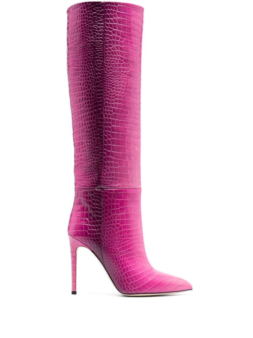 Paris Texas crocodile-effect 105mm leather boots - Pink | Farfetch Global