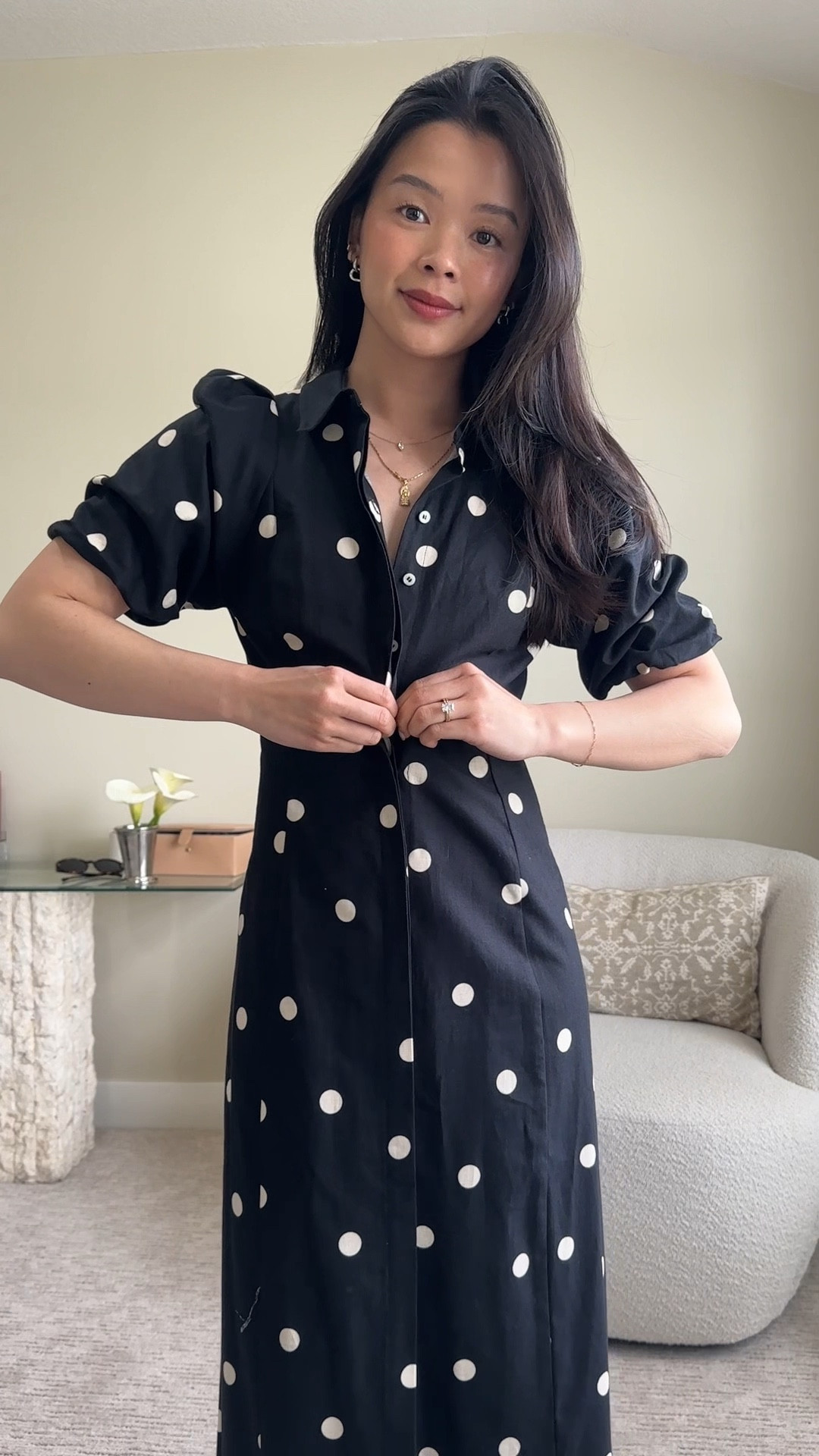 Polka dots for spring!🤍 Love this dress from Sezane, it’s perfect for a spring lunch, a day out, or even a nice dinner! 

#LTKSeasonal #LTKStyleTip