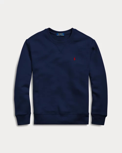 Fleece Crewneck Sweatshirt for Boys | Ralph Lauren® UK | Ralph Lauren (UK)
