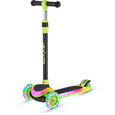 Lifemaster 3 wheel kids scooter with light up wheels - Green | Target