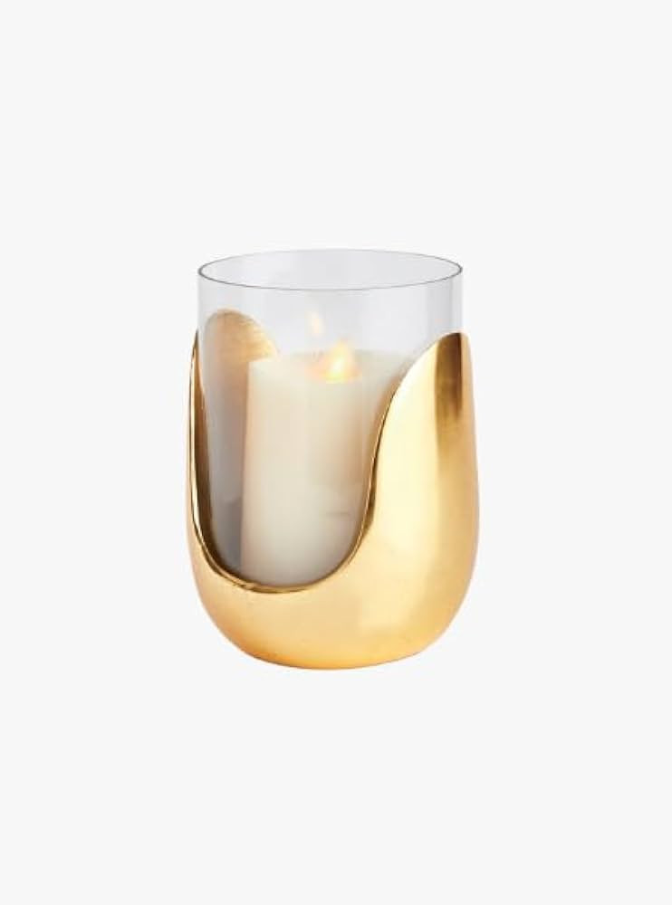 Medium Gold Aida Hurricane Candle Holder 5.5" | Amazon (US)