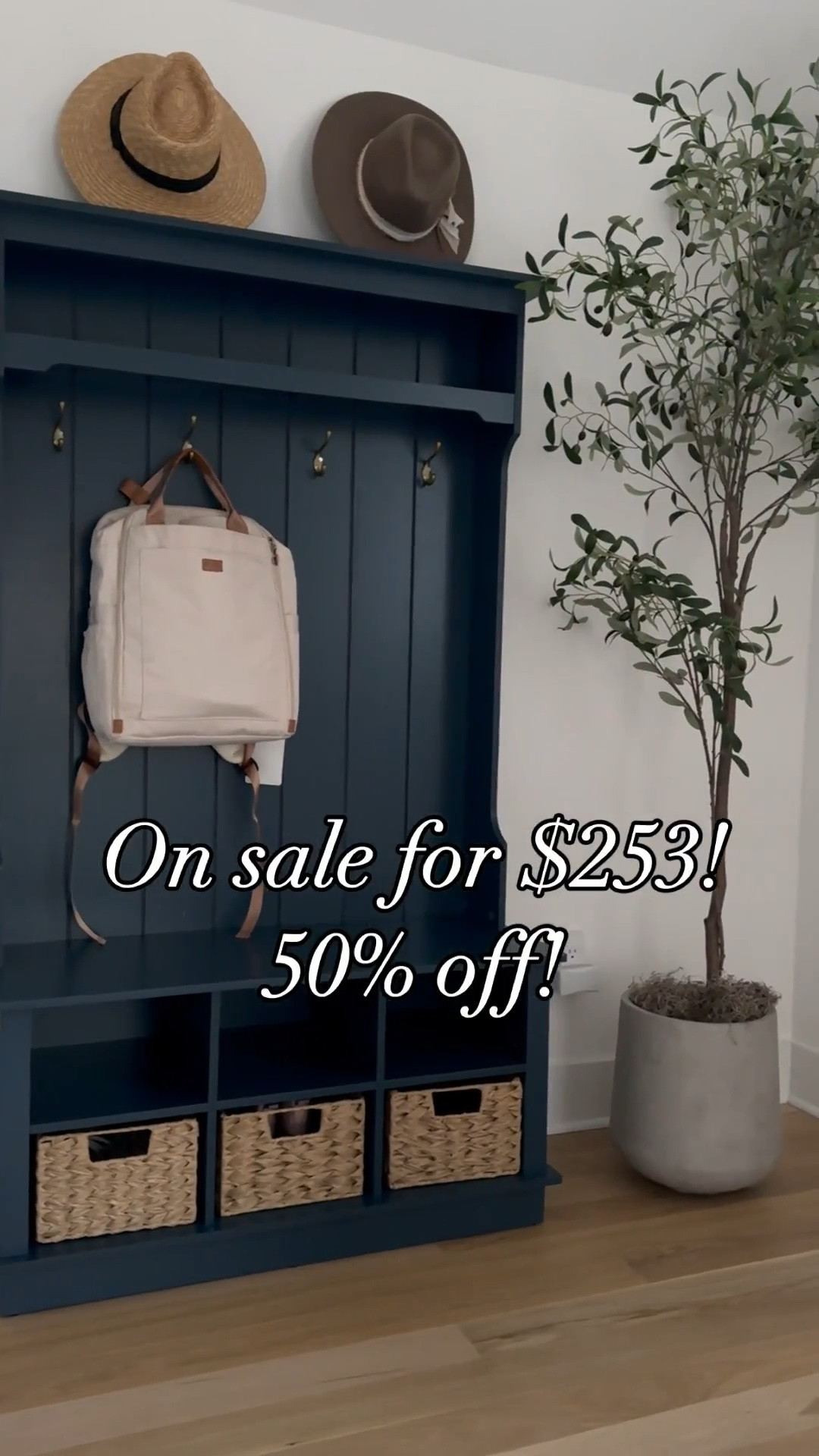 I still cannot believe that this entryway storage cabinet was under $260!!! It completely TRANSFORMED my space. It’s so well made and perfect for small spaces that desperately need organization. And it COMES WITH the baskets! Baskets like that can be expensive so I am just truly so blown away. Currently 50% off and only $249!

#LTKHome
