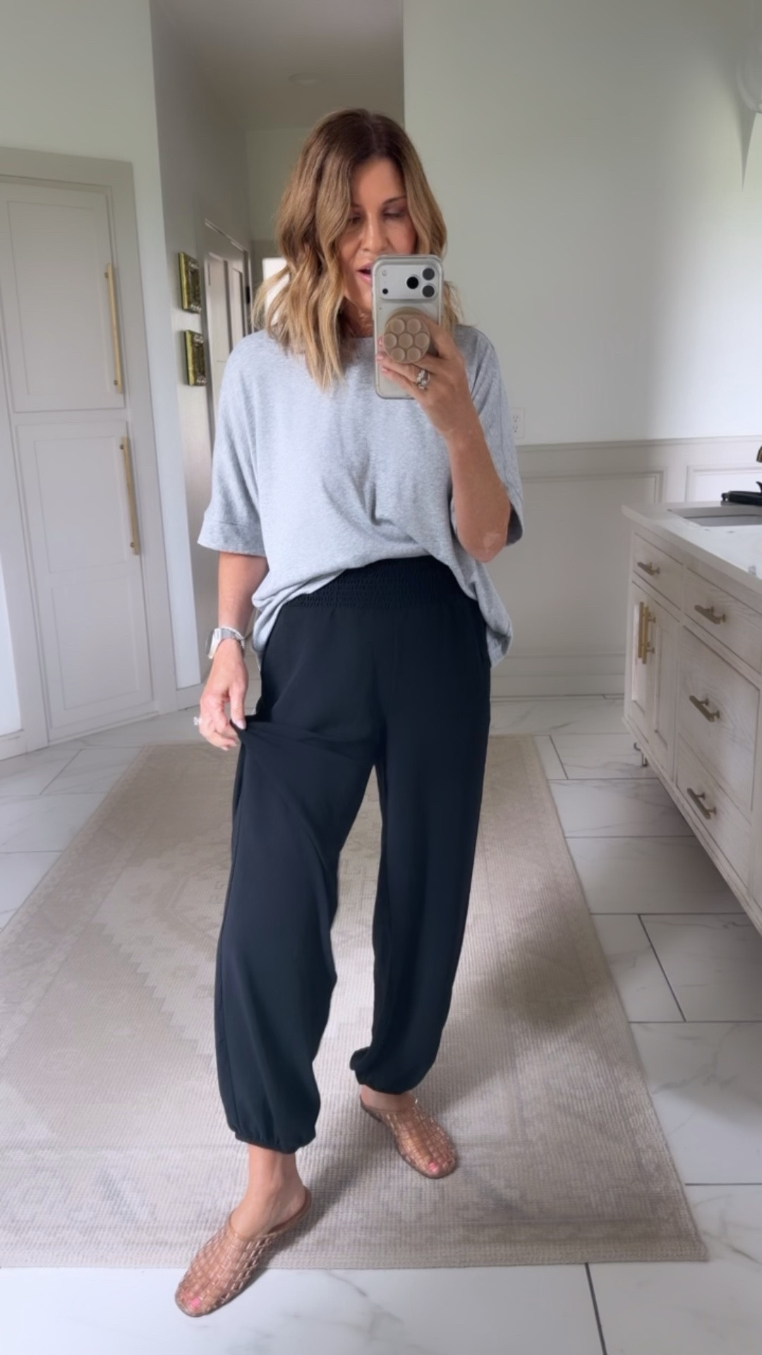 Amazon fashion on prime deal so affordable medium top and medium pant if between sizes size up on shoes

#LTKOver40 #LTKootd #LTKSaleAlert
