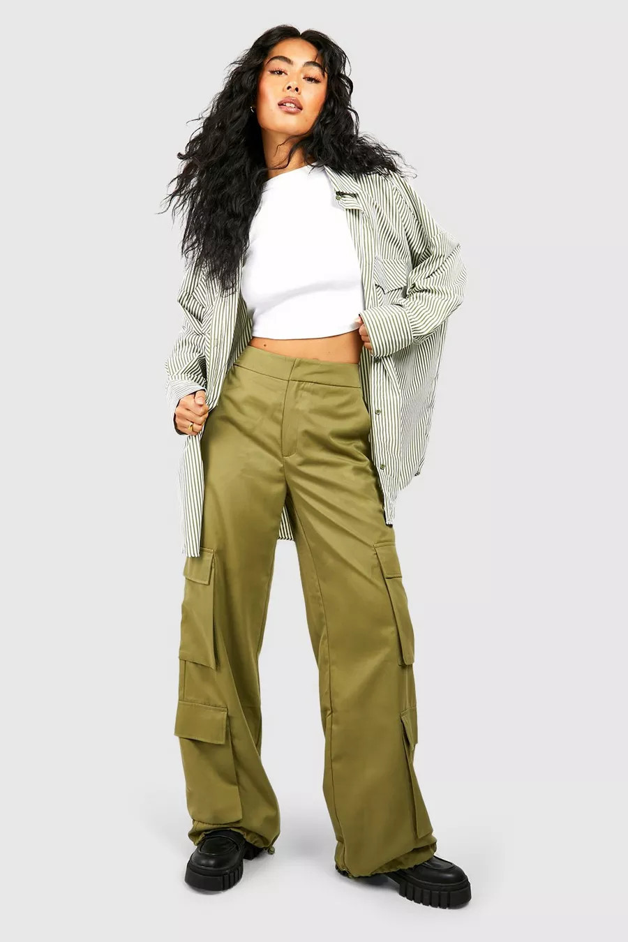 Pocket Detail Cargo Pants | boohoo (US & Canada)