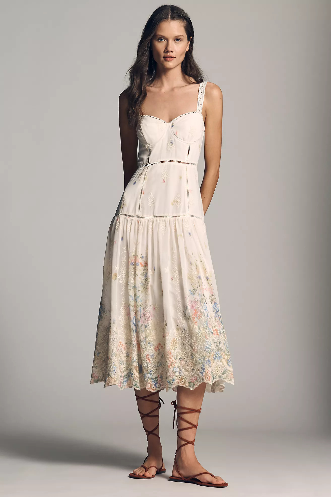 ASTR The Label 100% Cotton Pellagia Midi Dress | Anthropologie (US)