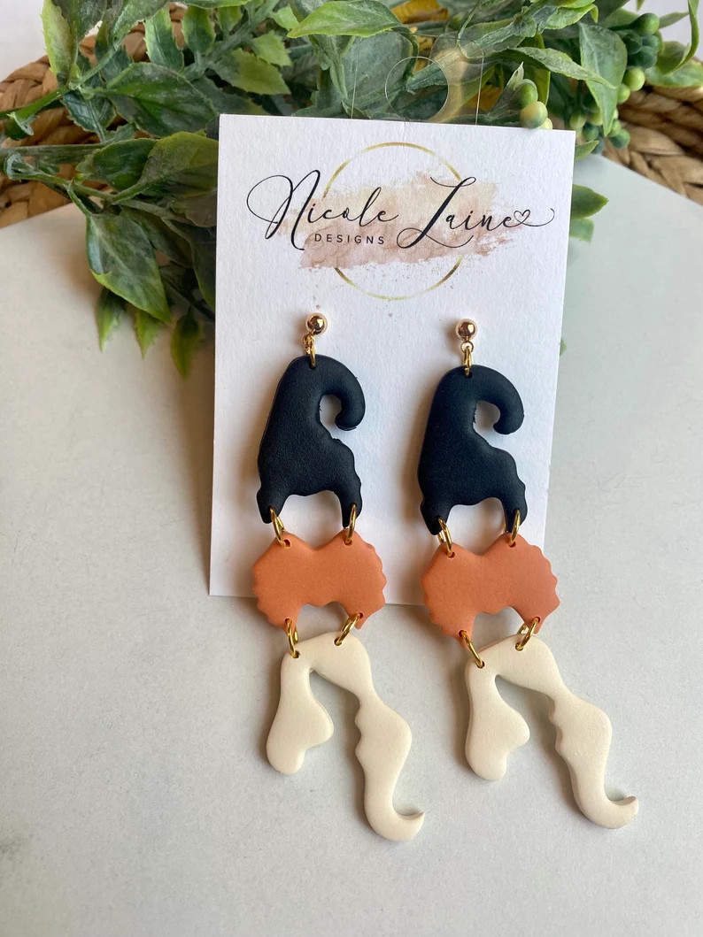 Sanderson Sister Clay Earrings Hocus Pocus Halloween - Etsy | Etsy (US)