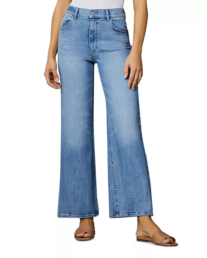 Hepburn High Rise Wide Leg Jeans in Droplet | Bloomingdale's (US)