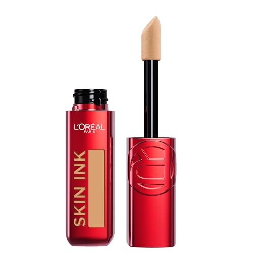 L'Oreal Paris Infallible Skin Ink 2-in-1 Foundation Concealer Hybrid Face Makeup, up to 48HR Transfer-Resistant with Medium Coverage, 318 Tan Cool | Amazon (US)