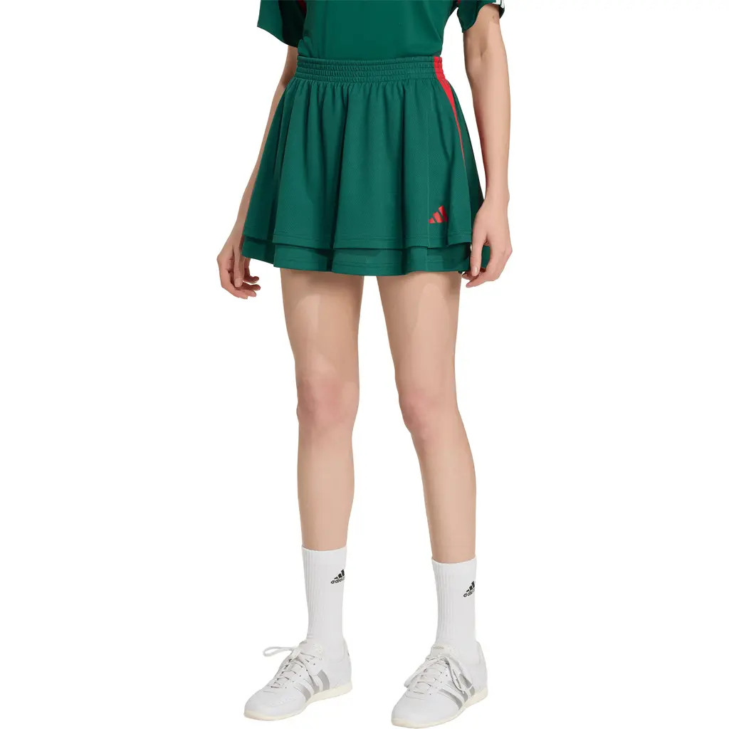 adidas Originals House of Tiro Skirt in Dark Green/scarlet/white at Nordstrom, Size Small | Nordstrom