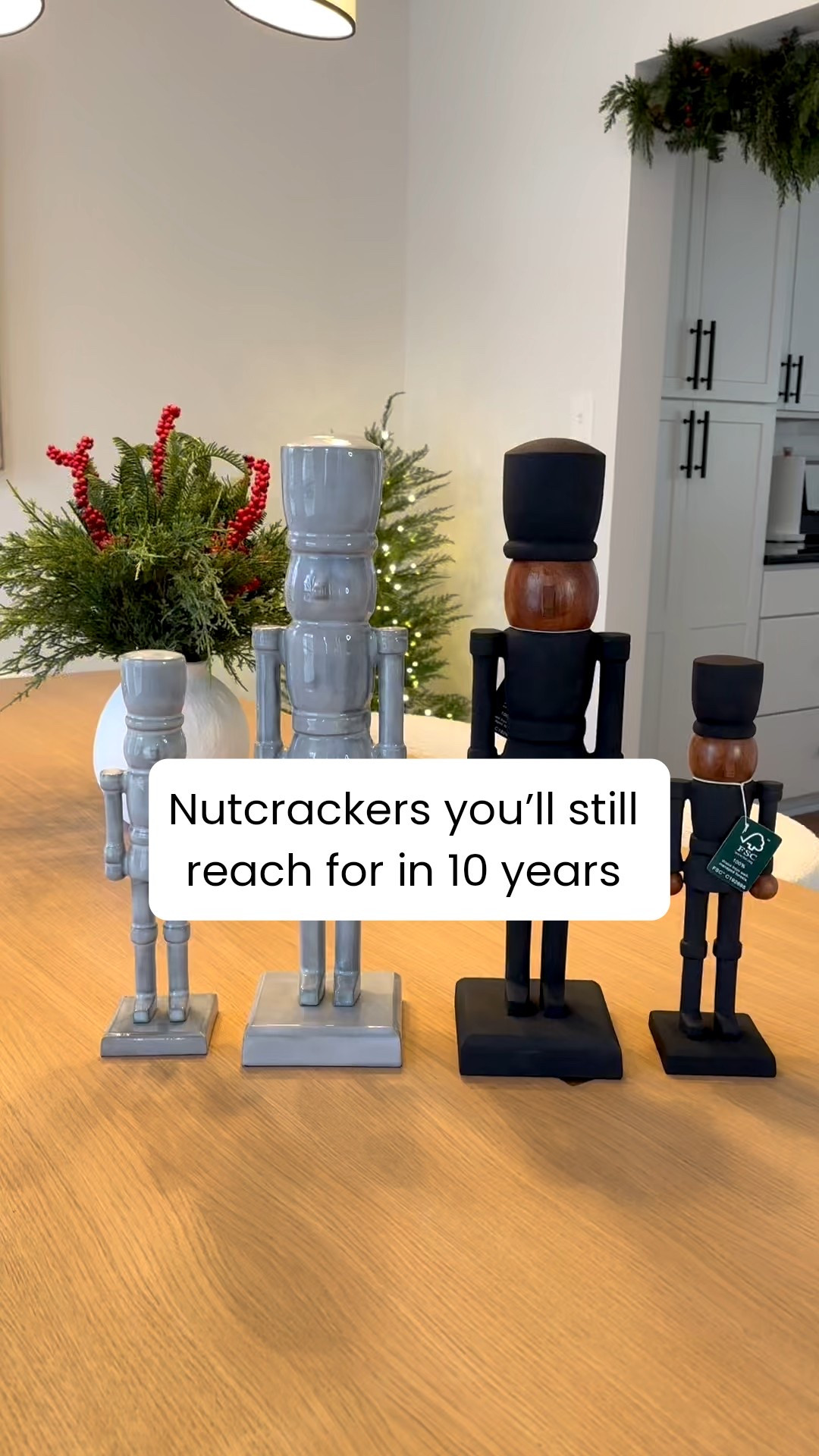 12 & 18 inch glossy metal nutcrackers from Crate & Barrel😍 we also snagged them in the zinc style! 

my bf and I spotted  these at the exact same time and knew we had to get them! They are pricy but we are only buying things as investment pieces from now on for our house. They’re on sale!

Nutcracker, modern nutcracker, Christmas decor, sale, crate and barrel nutcracker, holiday decor 

#LTKHoliday #LTKSeasonal #LTKCyberWeek