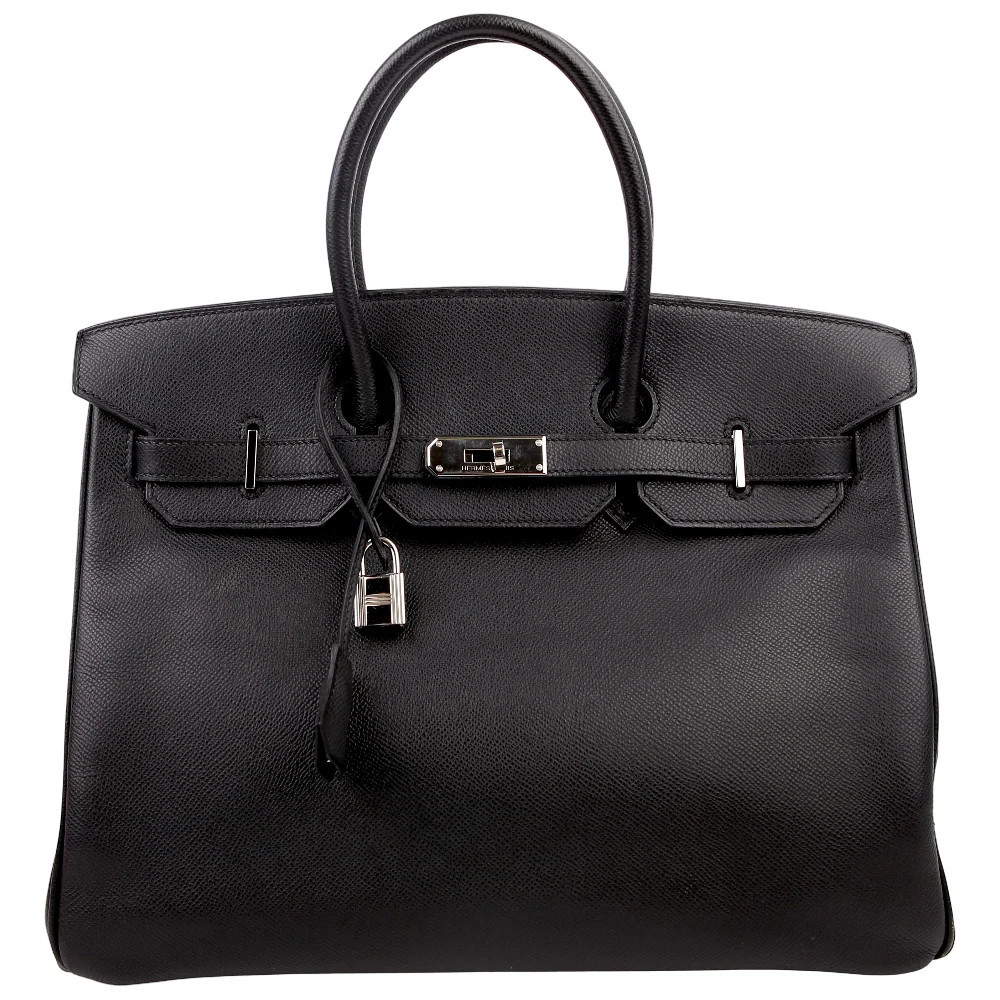 Birkin 35 Epsom 2006 Black/Palladium | Keeks Designer Handbags