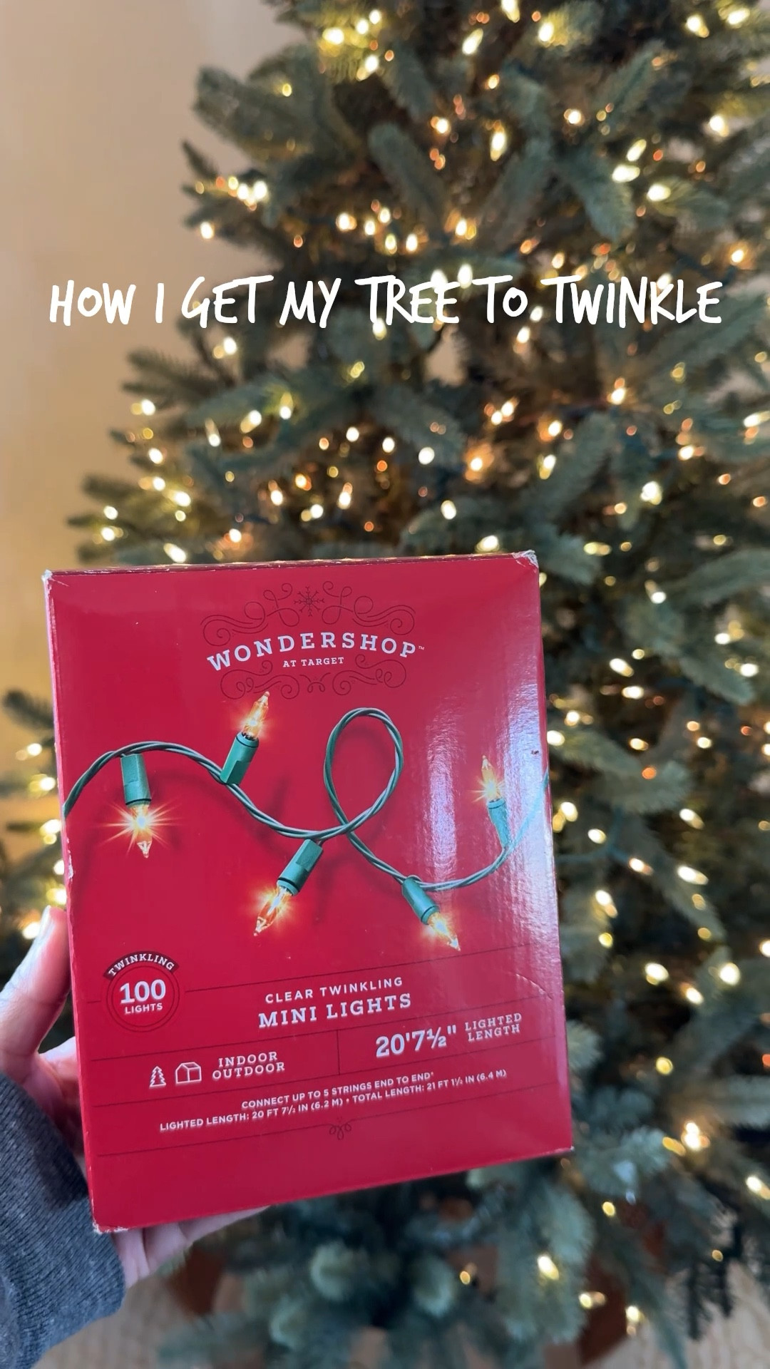 Christmas Tree Twinkle Lights 

#LTKHoliday #LTKHome #LTKSeasonal