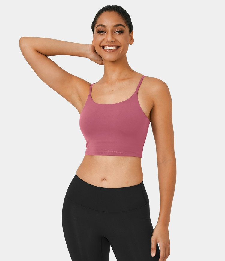 Women’s Basic Padded Workout Cropped Tank Top - Halara | HALARA