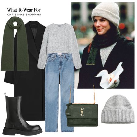 Outfits Inspired by Christmas films ✨🎄

High street, COS, black coat, cable knit jumper, H&M, straight jeans, Abercrombie, while you were sleeping

#LTKSeasonal #LTKstyletip #LTKeurope