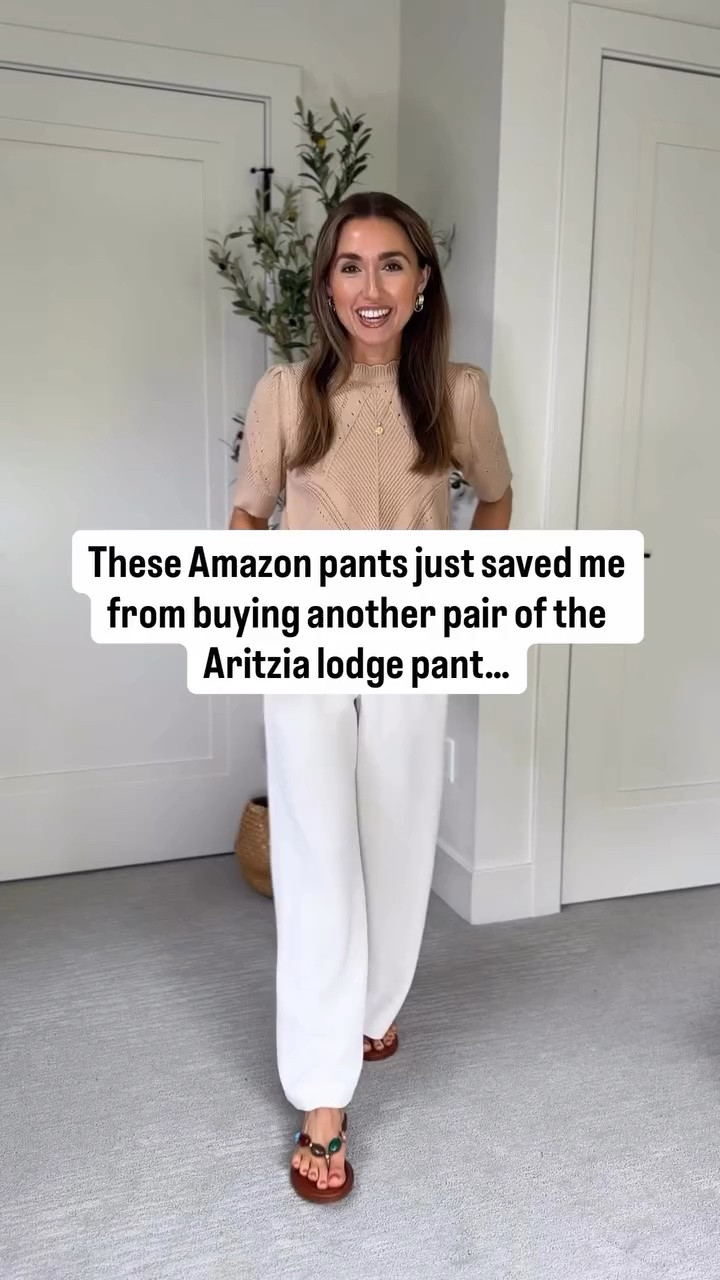 These Amazon pants just saved me from buying another pair of the aritzia lodge pant… AND they’re fully IN STOCK!!
I’m sharing two Amazon pants that are SO similar! One is regular length, and the other is ankle length style. I’m 5’3” for reference wearing Small. Could’ve used XS in regular length.
Aritzia pants size XS short

#summeroutfit

#LTKootd #LTKgrwm #LTKPetite