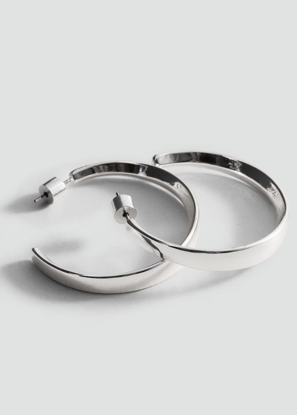 Hoop earrings silver - Woman - One size - MANGO | Mango (US/MX/AU)