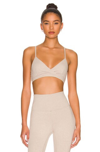 WellBeing + BeingWell LoungeWell Willow Sports Bra in Oat Heather from Revolve.com | Revolve Clothing (Global)