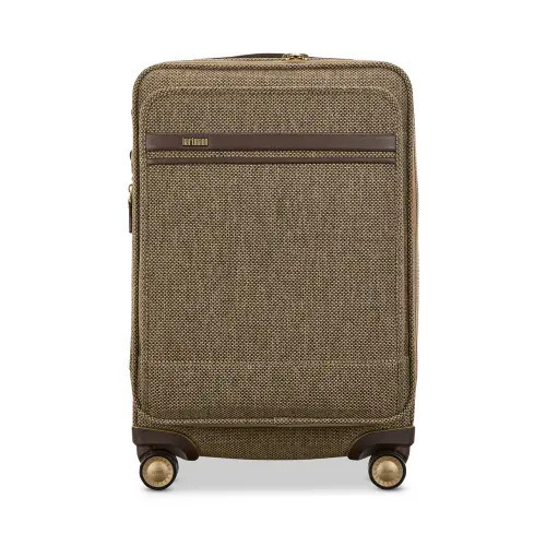 Hartmann Tweed Carry-On Expandable Spinner in Tweed/natural Leather at Nordstrom | Nordstrom