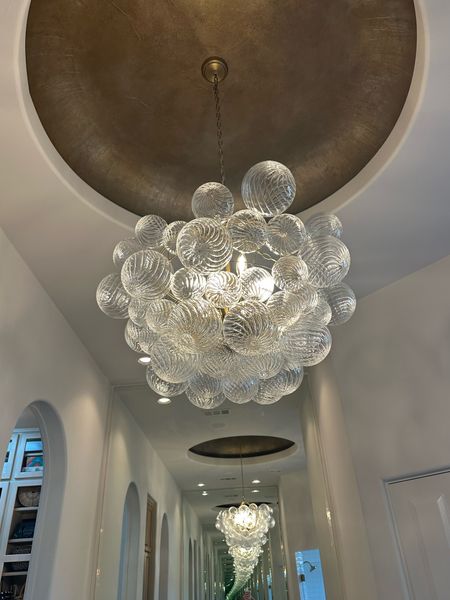 This chandelier is like no other. A replica of a designer brand for a third of the price. It is large so make sure you have the space. I have 12’ ceilings. It looks sooo expensive! It also comes in other chain finishes and a smaller size. 
@bedbathandbeyond 
#chandelier #lighting #lightfixture 

#LTKstyletip #LTKhome