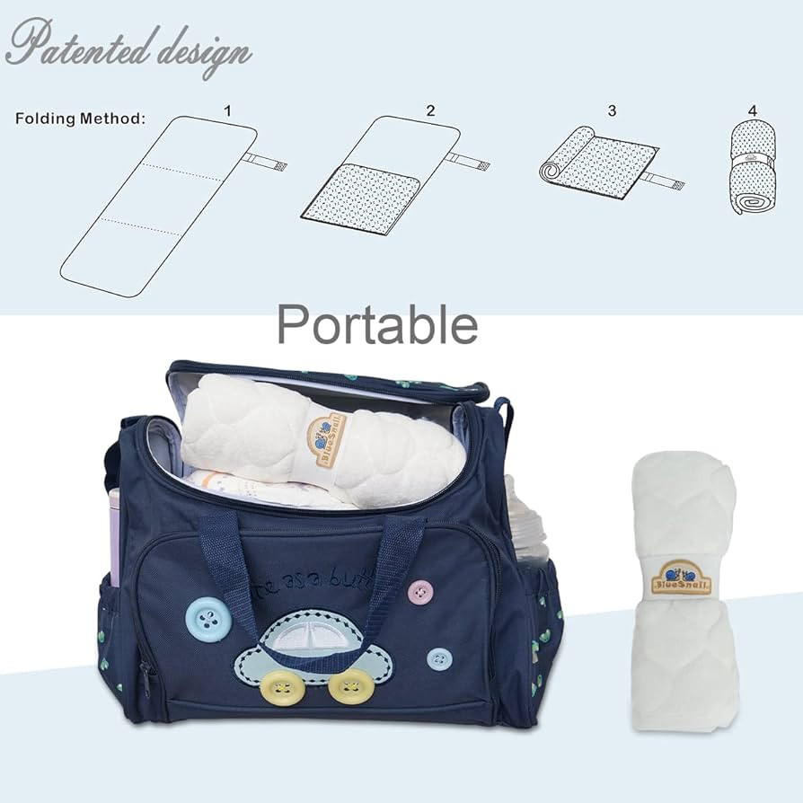 BlueSnail Bamboo Quilted Thicker Waterproof Changing Pad Liners, 3 Count (Snow White) | Amazon (US)