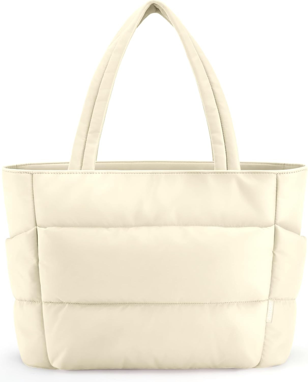 HOTOR Puffer Tote Bag for Women, Multi-Pocket, Zippered | Amazon (US)