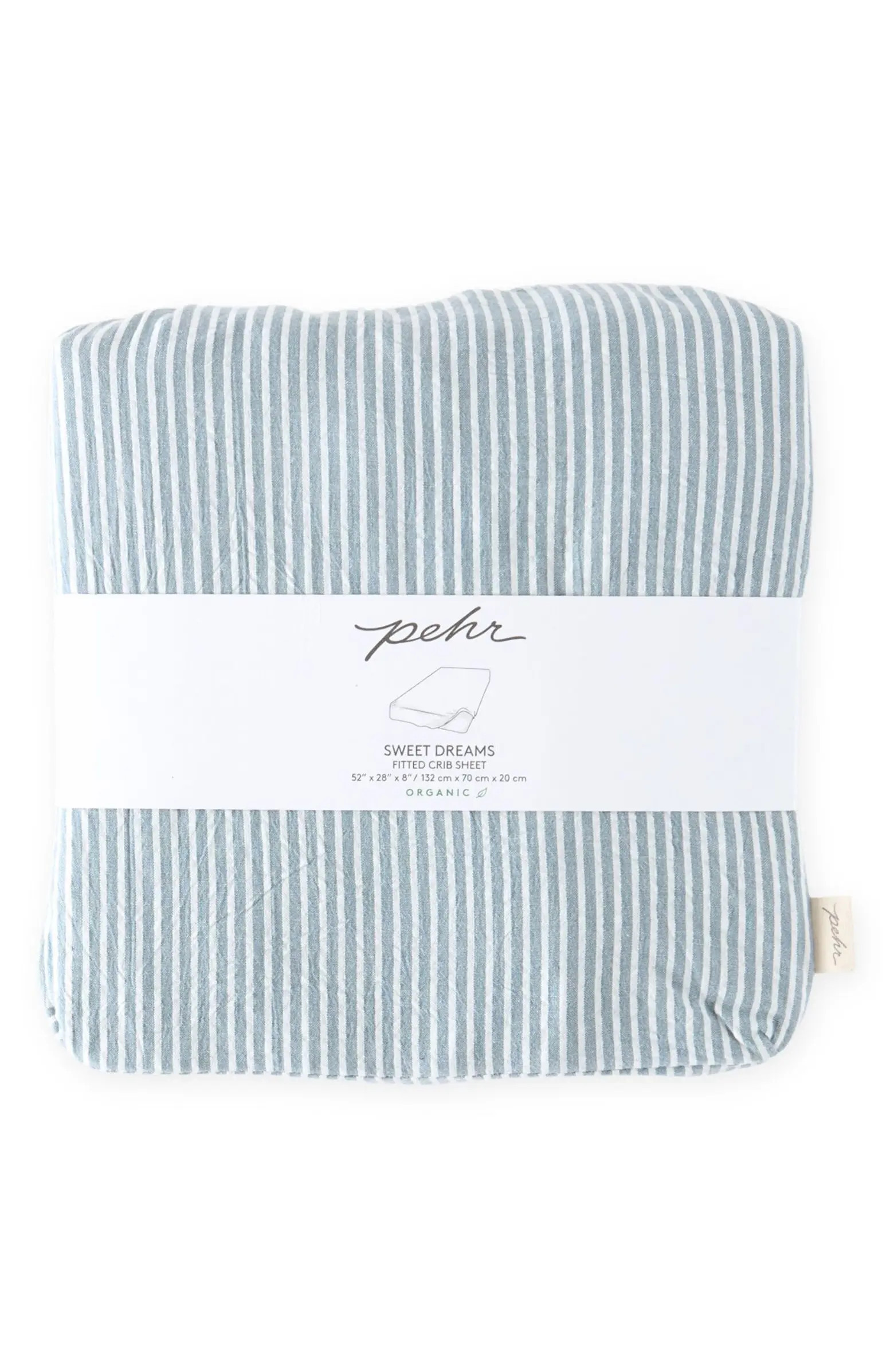 Organic Cotton Seersucker Crib Sheet | Nordstrom