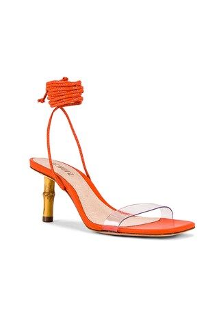 Schutz Dailyn Stiletto in Flame Orange from Revolve.com | Revolve Clothing (Global)