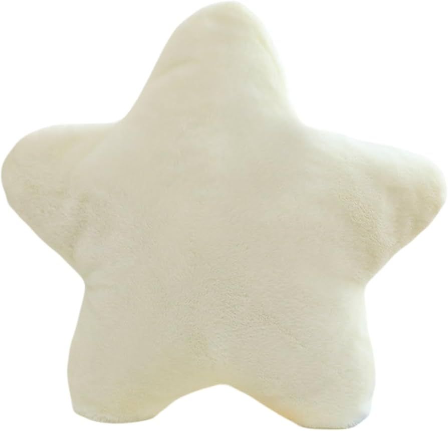 zhidiloveyou Star Pillow Plush White, Stuffed Star Shaped Pillow Cute Toy for Kids 15.7 inch | Amazon (US)