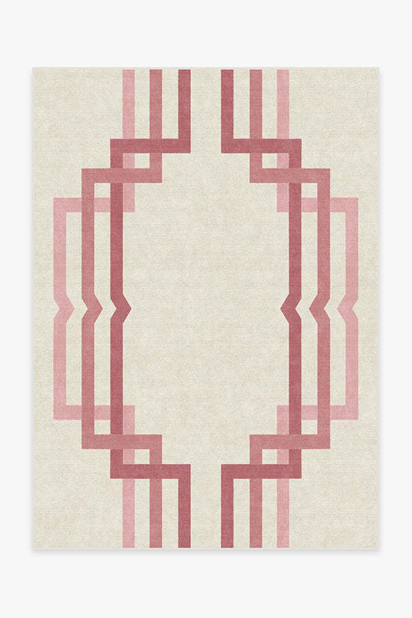 Barbie™ Dreamworld Ivory & Pink Rug | Ruggable