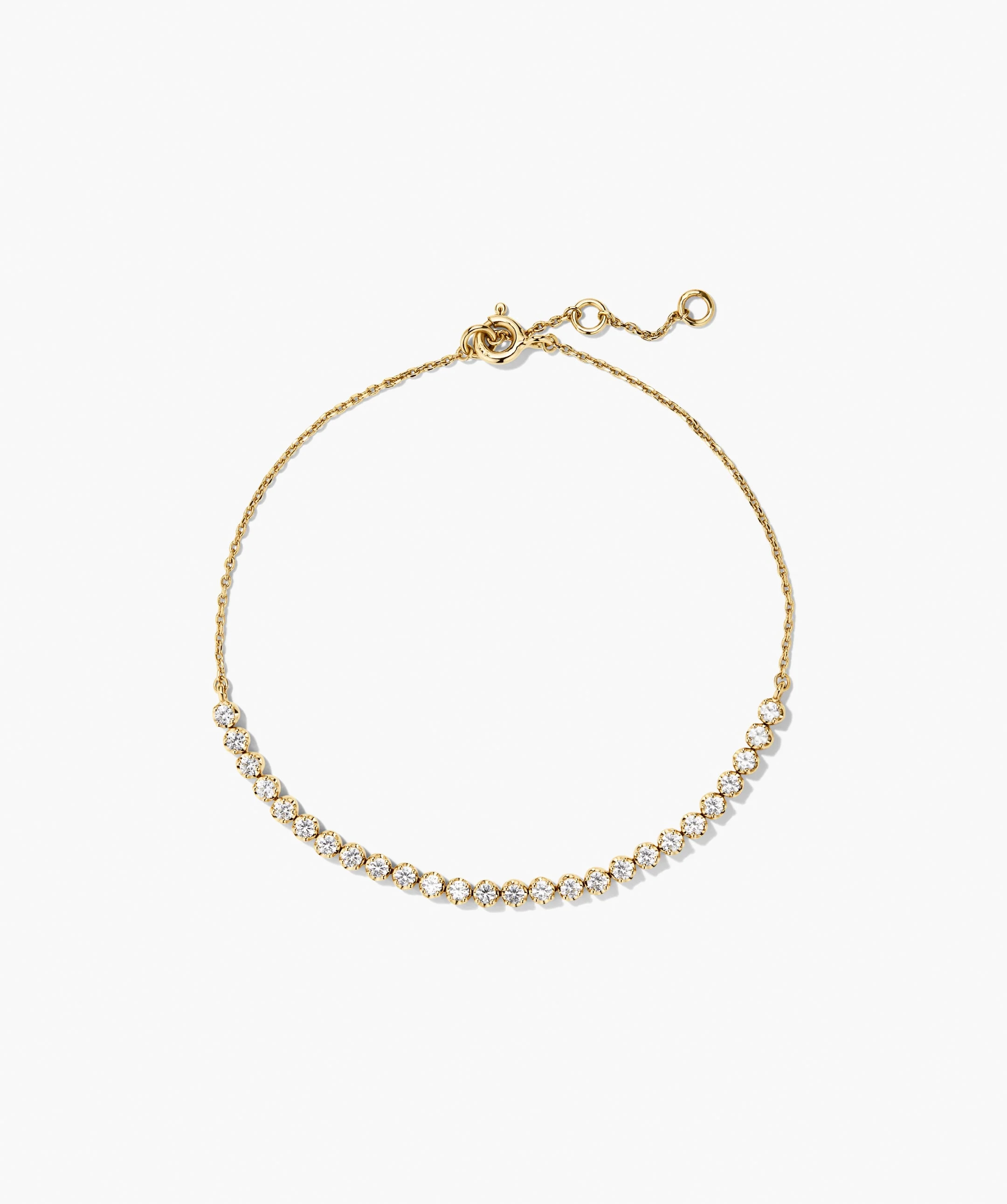Lab Grown Sapphire Half Tennis Bracelet | Mejuri Fine Crew