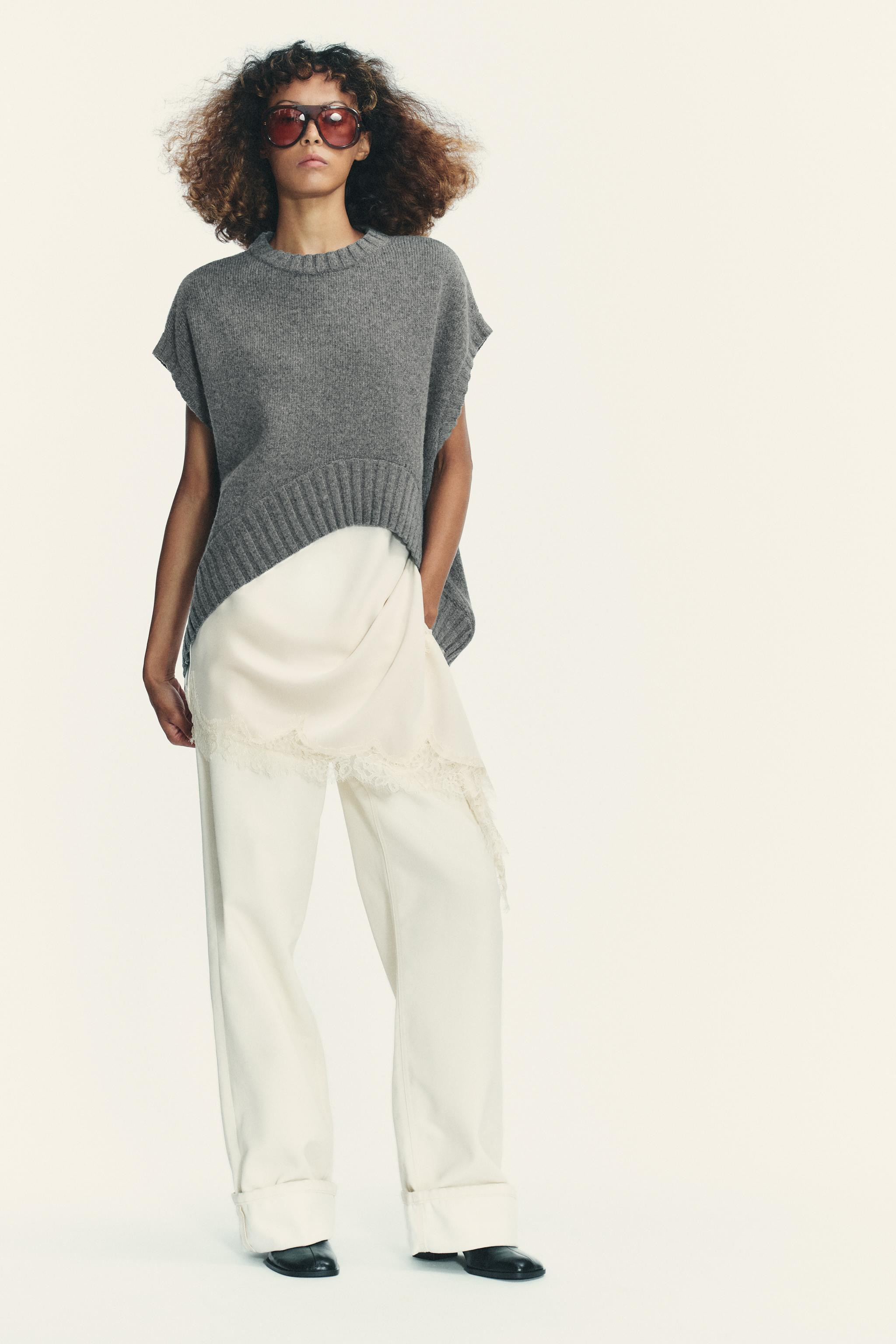 OVERSIZED WOOL VEST | Zara US