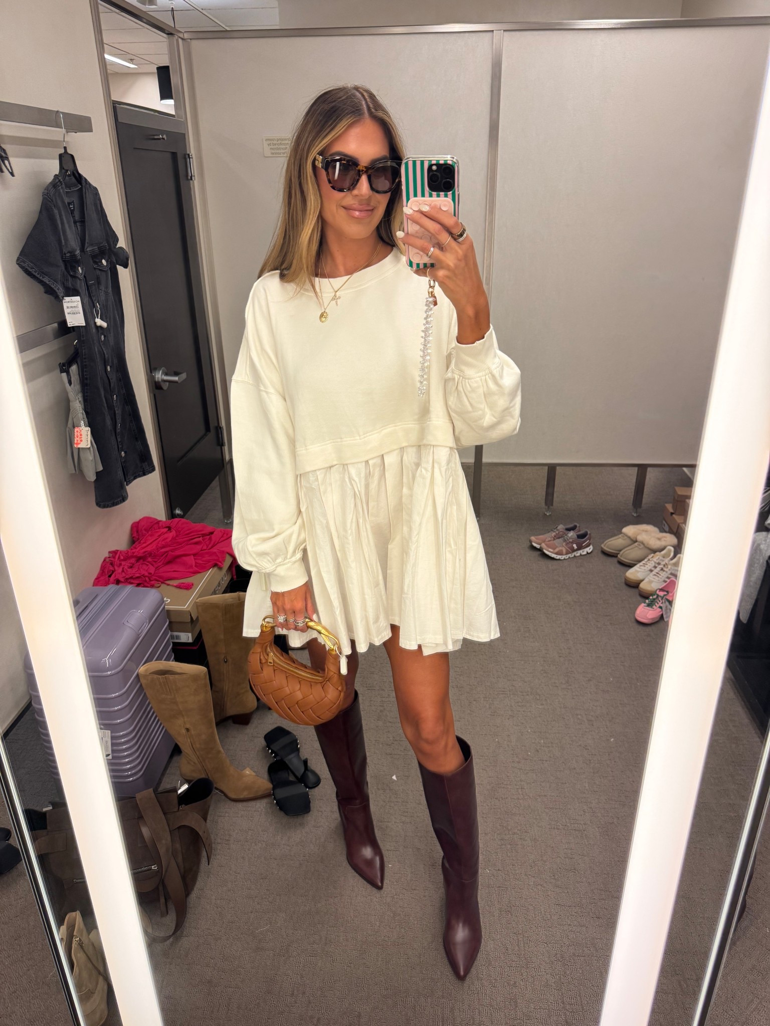 The burgundy boots 😍 size small dress #nsale #nordstromsale

#LTKSeasonal #LTKSaleAlert #LTKStyleTip