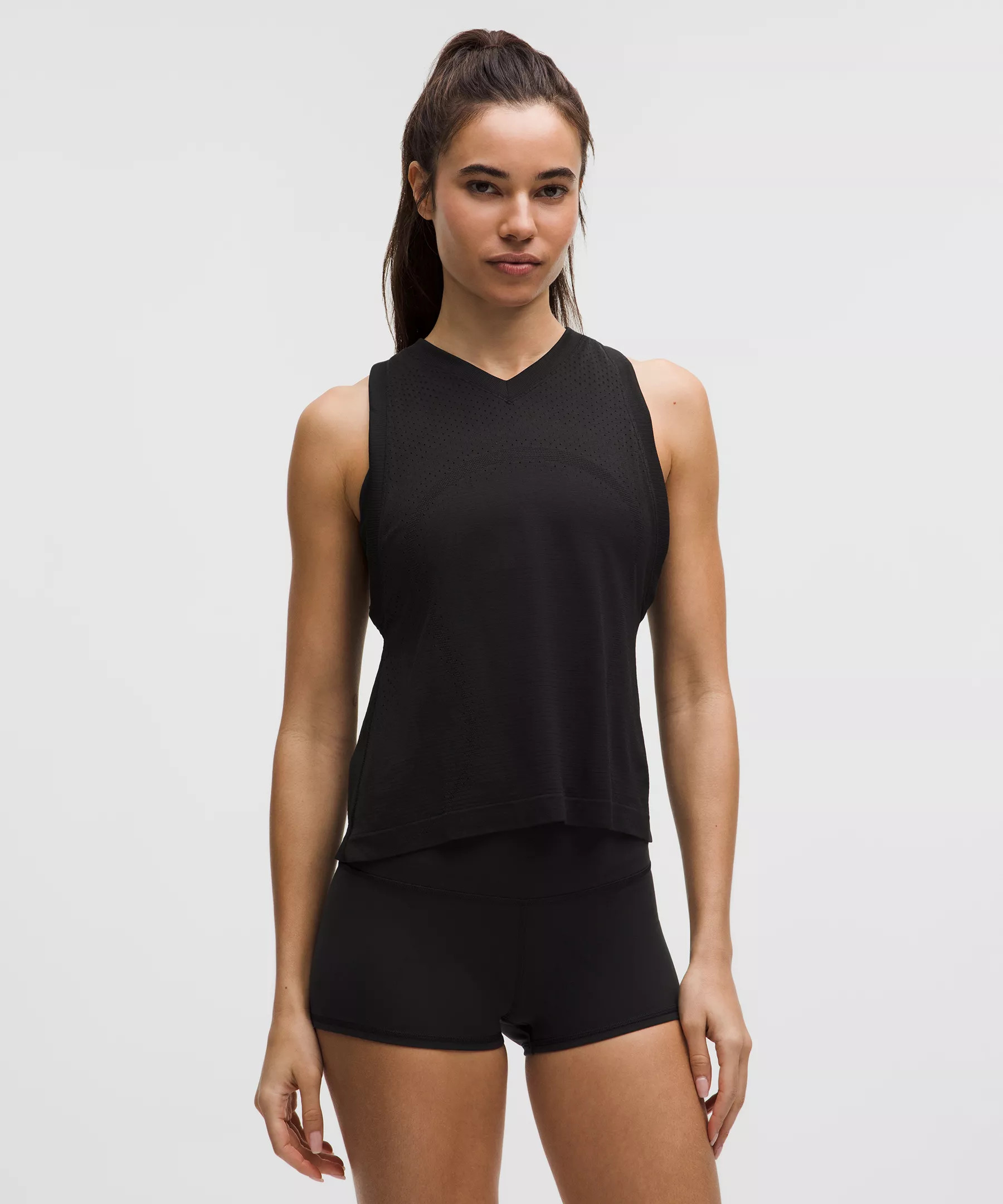Swiftly Open-Hole V-Neck Tank Top | Lululemon (US)