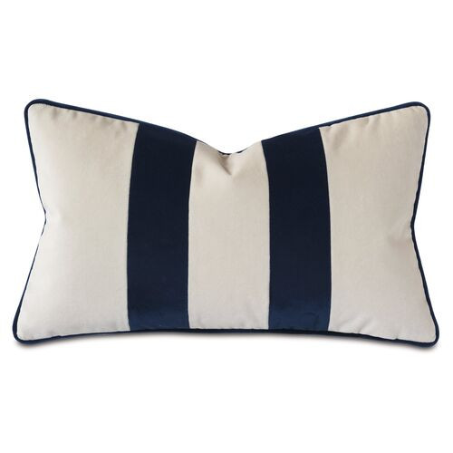Laney 13x22 Lumbar Pillow, Sea Salt | One Kings Lane