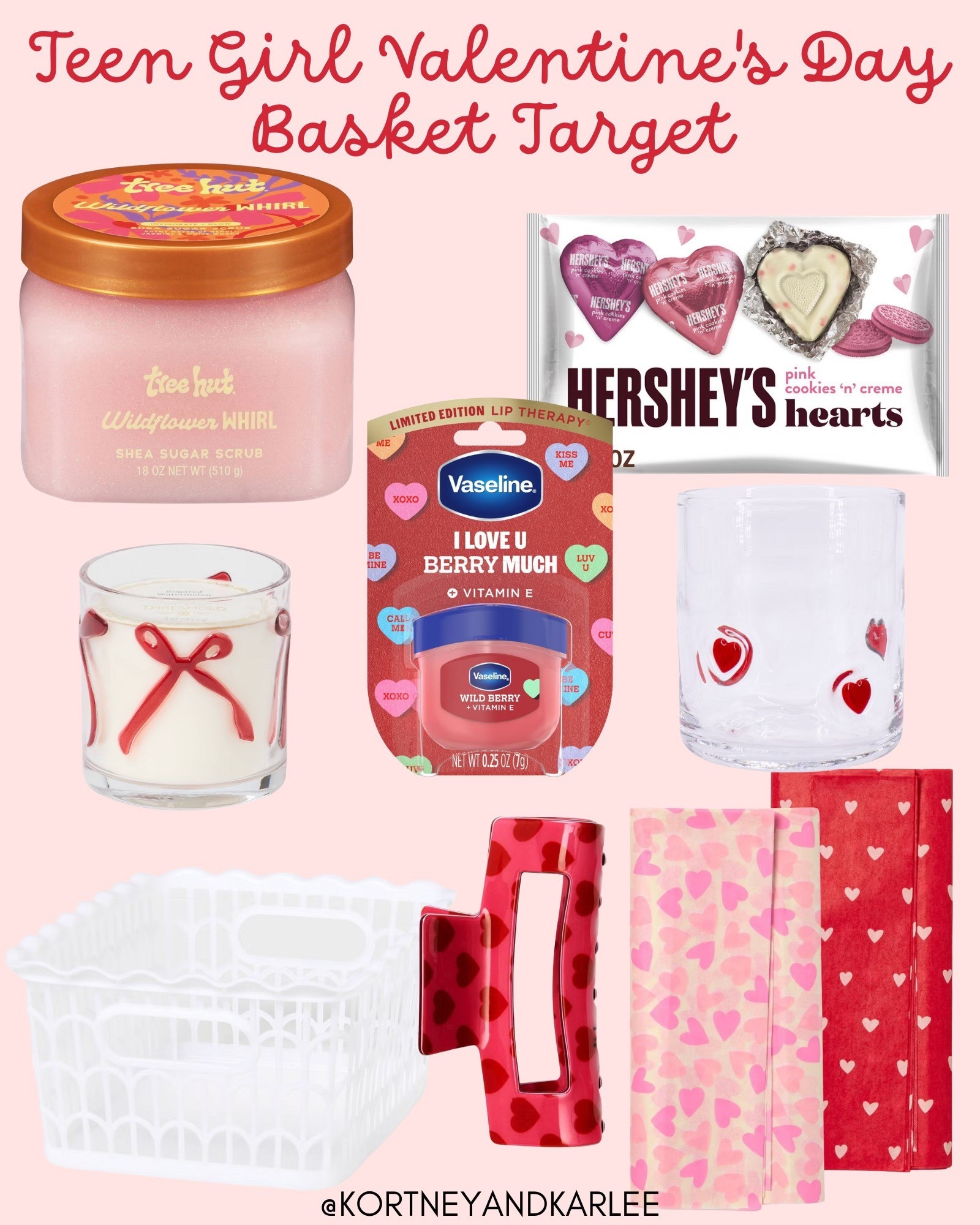 Target Teen Girl Valentine’s Day Basket!

Kortney and Karlee | #kortneyandkarlee #LTKfindsunder50 #LTKfindsunder100 #LTKtravel 