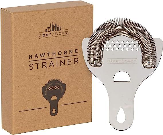 Hawthorne Cocktail Strainer - Stainless Steel Strainer for Professional Bartenders and Mixologist... | Amazon (US)