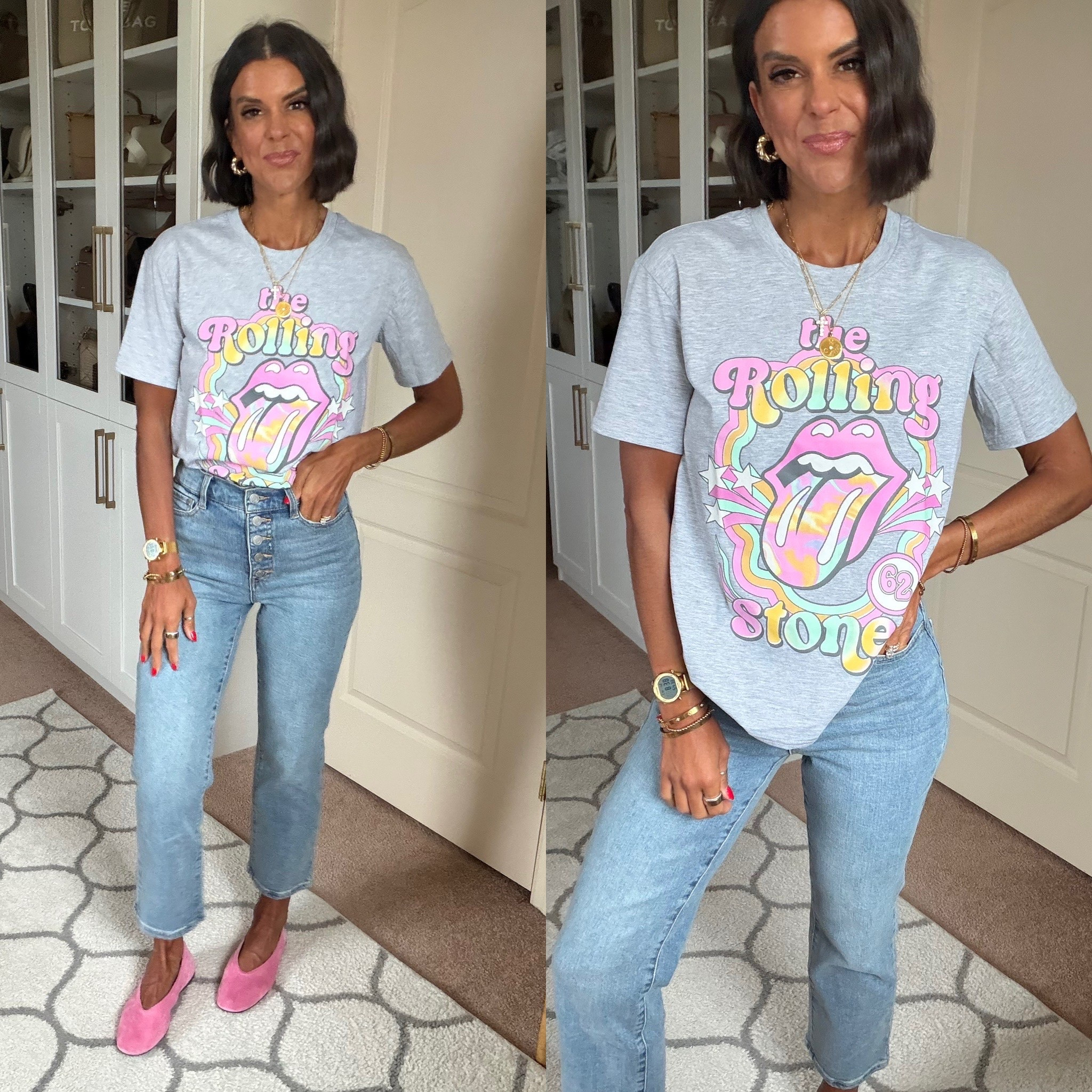 $8 Walmart graphic tees!! Size small
LOVE these Walmart jeans! Tts 

#LTKootd #LTKdayinmylife #LTKmomlife