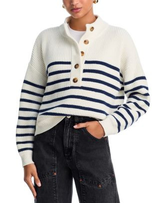 Striped Henley Sweater - Exclusive | Bloomingdale's (US)