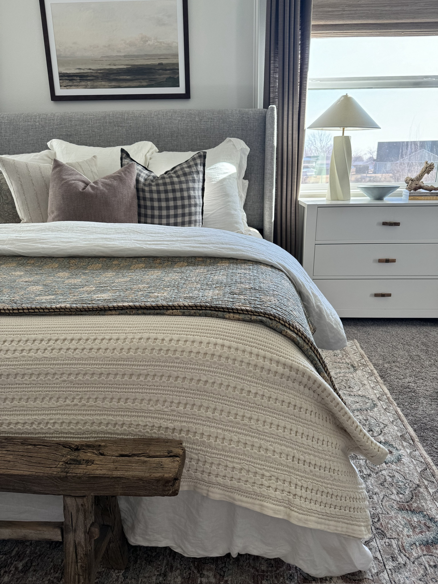 Do you like to layer your bedding? Give me all the layers! Both this floral quilt and cream knit quilt were top clicked items this week, and helped transform our primary bedroom. Linking all of the pieces here that we added to our primary bedroom, including this beautiful lamp. Use code CINDYCLARKINTERIORS at McGee & Co. for 10% off! 

#LTKhome #LTKsalealert #LTKstyletip