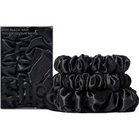 Slip Pure Silk Assorted Scrunchies - Various Colours - Black | Space NK - UK