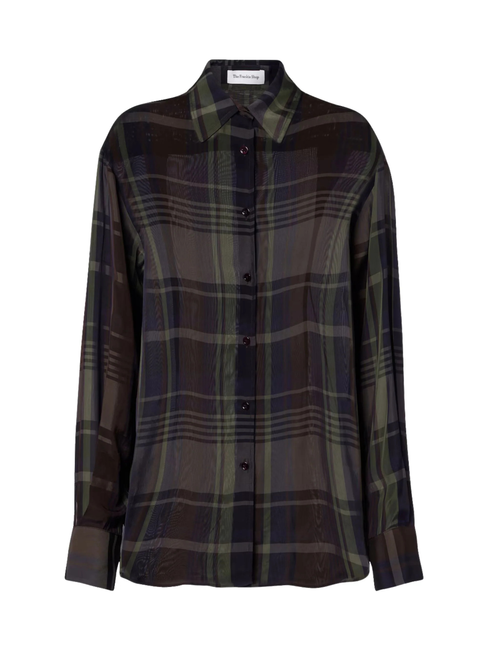 Multicolor Plaid Viscose Casual Shirt | Shop Simon