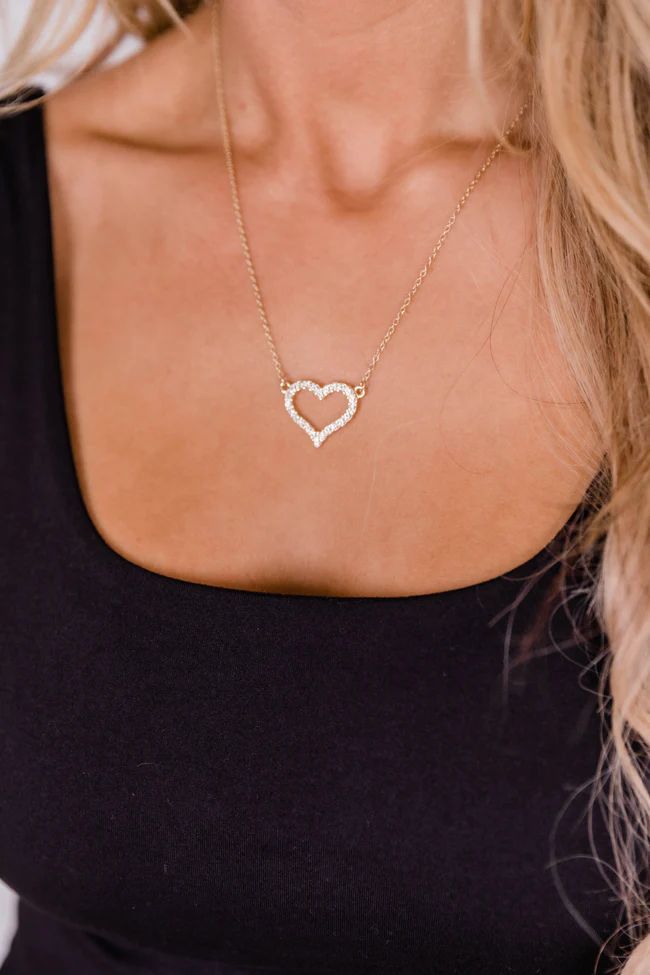 Heart And Soul Gold Necklace | The Pink Lily Boutique