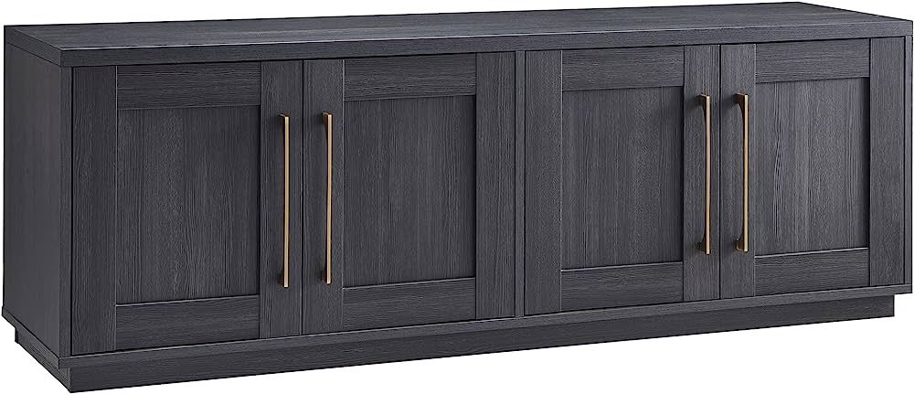 Tillman Rectangular TV Stand for TV's up to 80" in Charcoal Gray | Amazon (US)