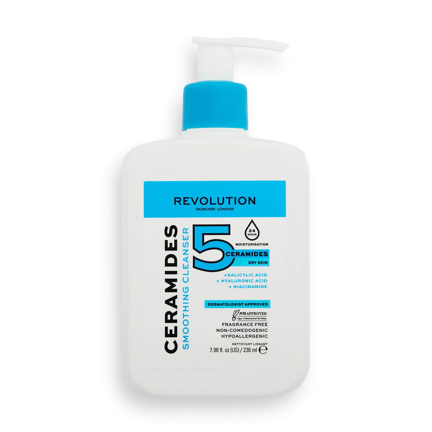 Revolution Skincare Ceramides Soothing Cleanser 236ml | Look Fantastic (UK)