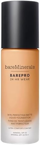 bareMinerals Barepro Performance Wear Liquid Foundation SPF 20, Breathable Makeup for Face, Full ... | Amazon (US)