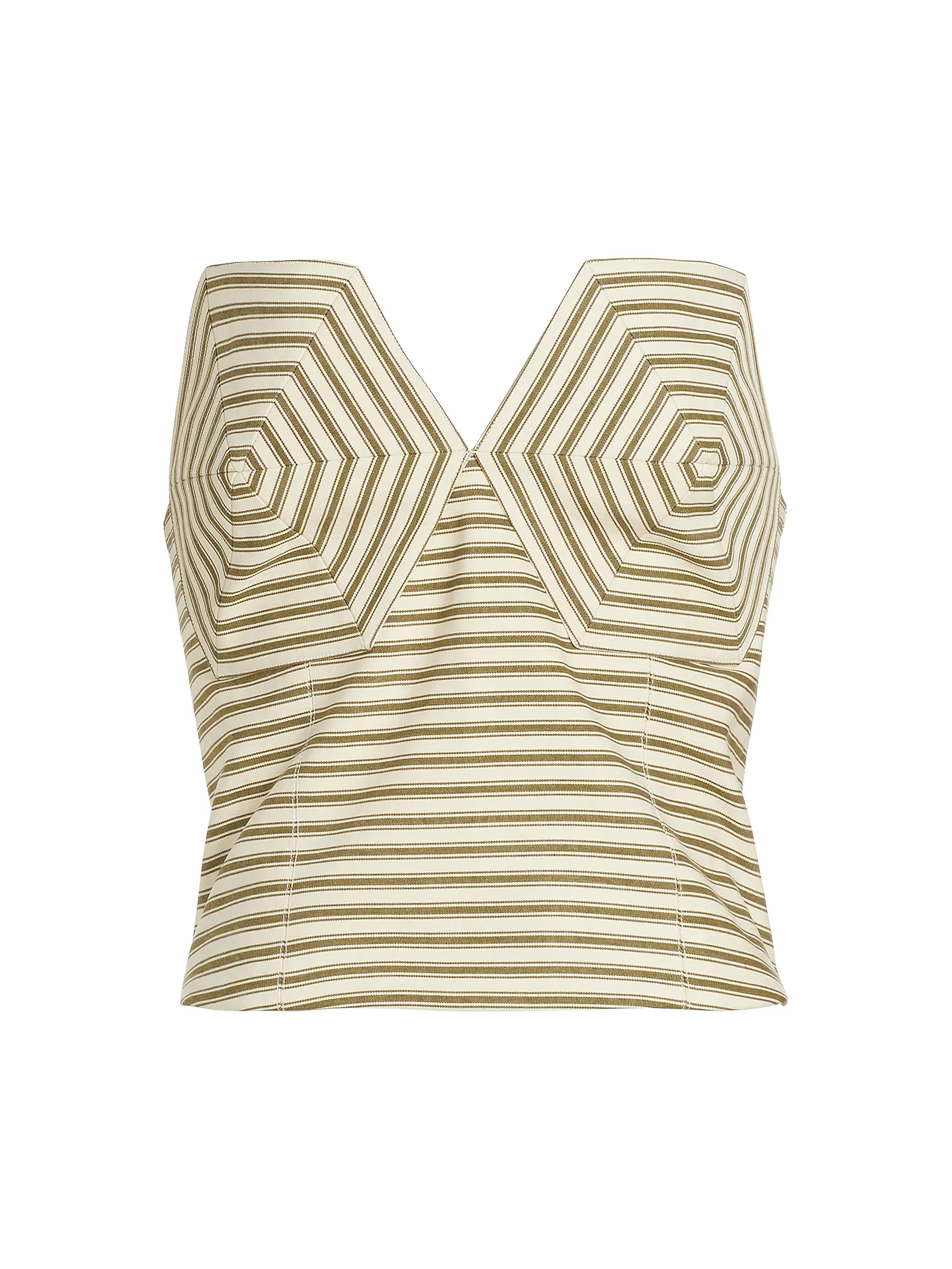 Suki Striped Bustier Top | Saks Fifth Avenue