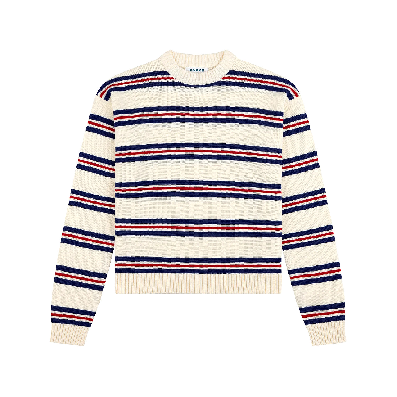 Cotton Sweater - Anchor Stripe | Parke