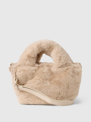 Kids Faux Fur Crossbody Bag | Gap (US)