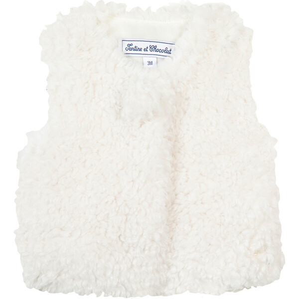 Soft Layering Baby Vest, White | Maisonette